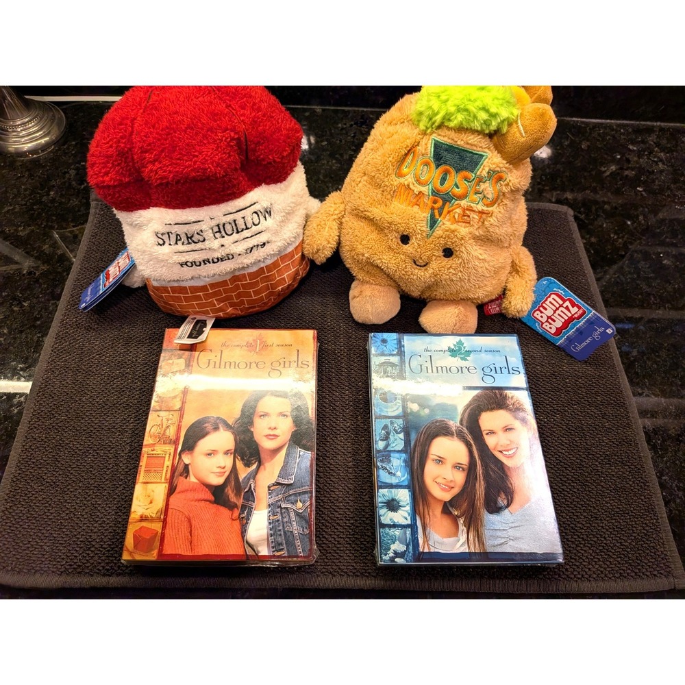 Gilmore Girls Seasons 1-2 DVD & Stars Hollow Bum Bumz Plush Bundle